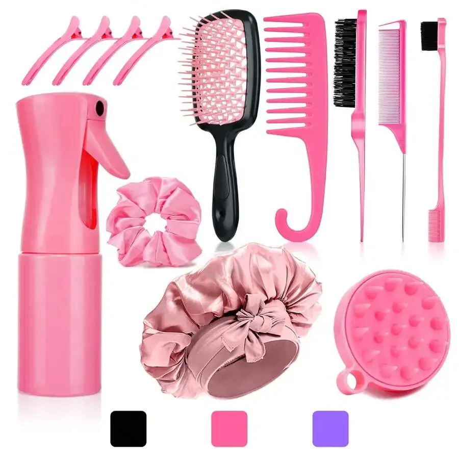 13Pcs Hair Styling Accessories - Satin Hair Bonnet incelemesi ve fiyatı