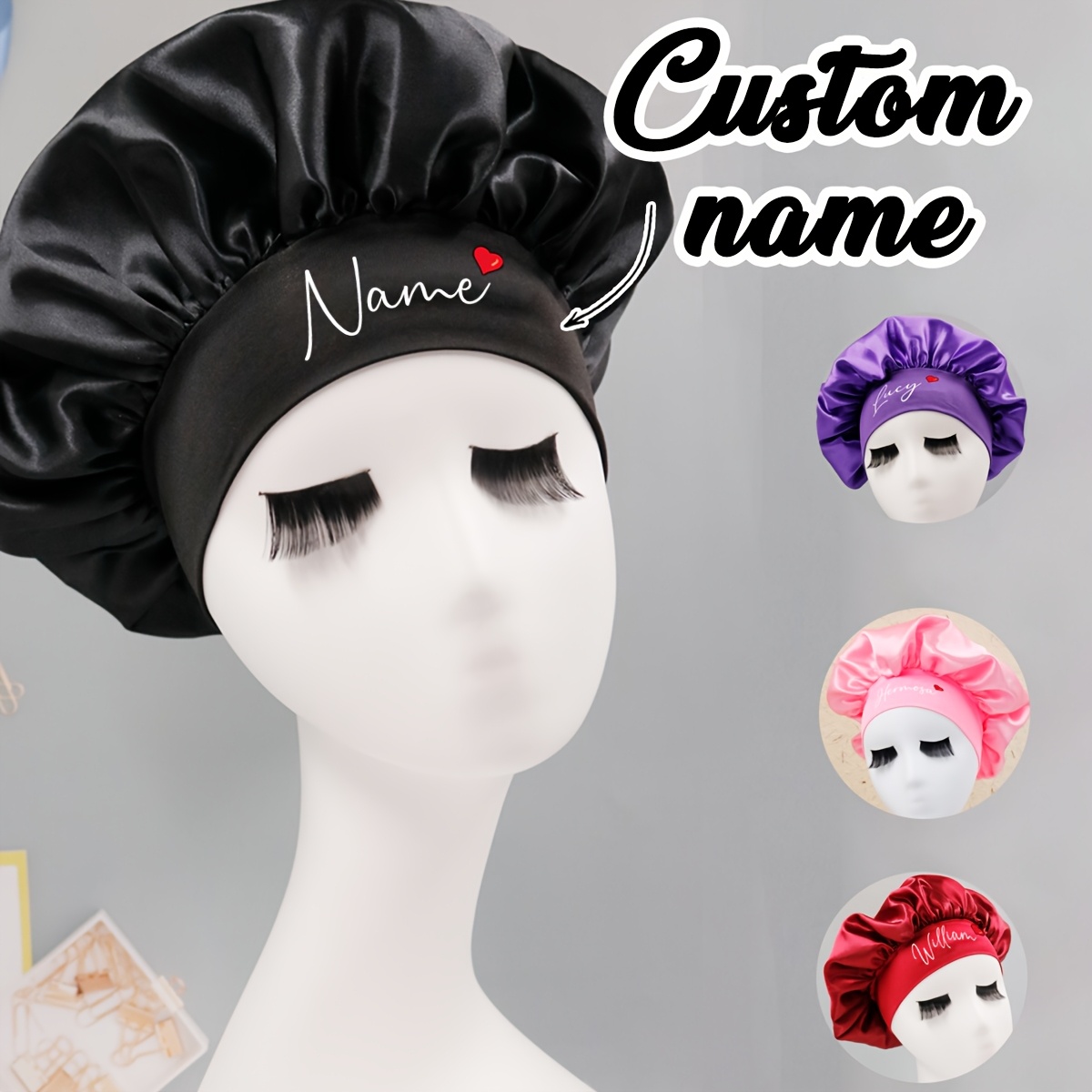 Custom Name Satin Hair Bonnet  - Satin Hair Bonnet incelemesi ve fiyatı
