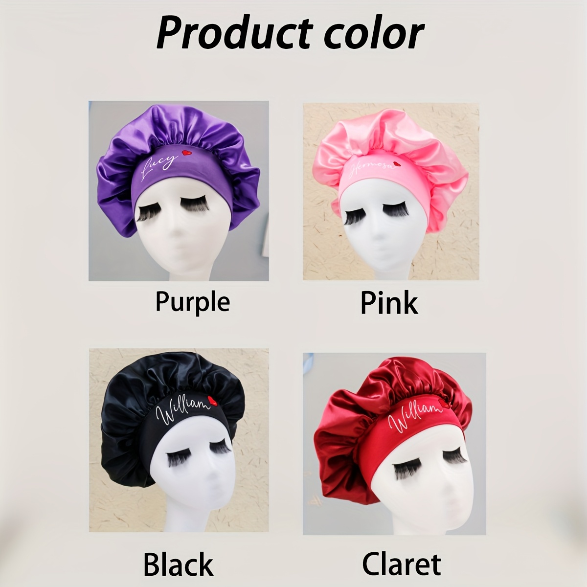 Custom Name Satin Hair Bonnet  - Satin Hair Bonnet incelemesi ve fiyatı