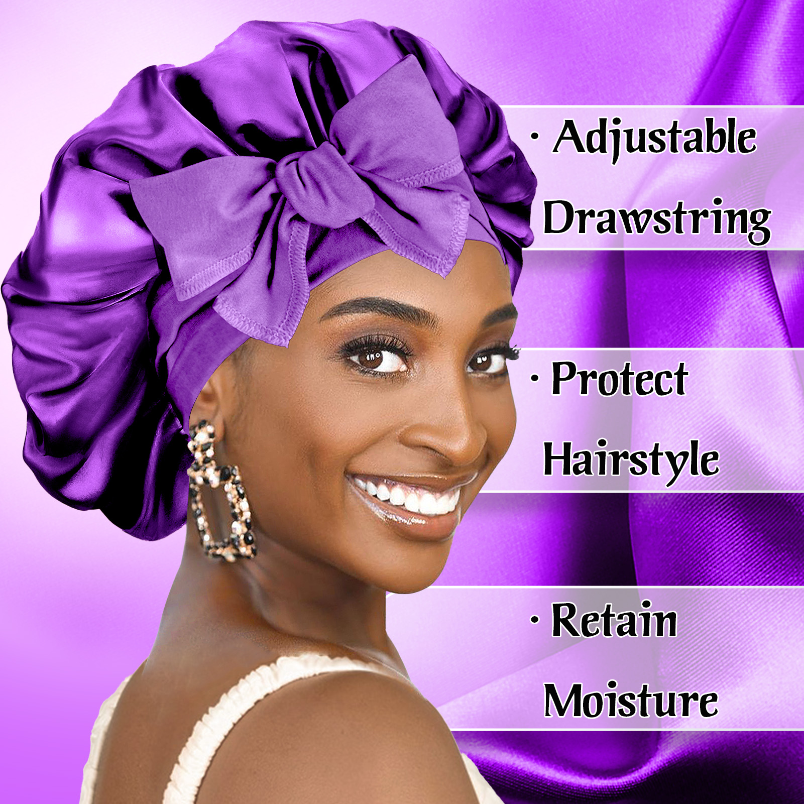 Natural Hair Care Set with Sat - Satin Hair Bonnet incelemesi ve fiyatı